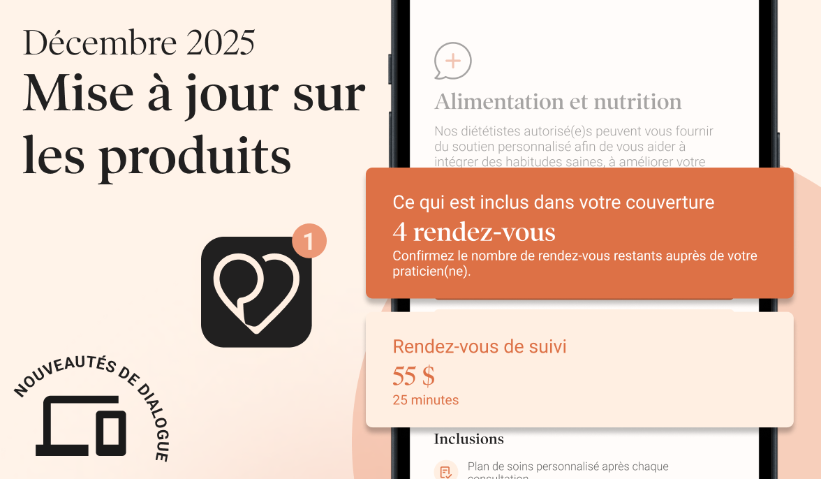 Mise à jour de décembre : faciliter les soins et les rendre encore plus accessibles
